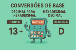 Leia mais sobre o artigo Conversão de base – Decimal e Hexadecimal