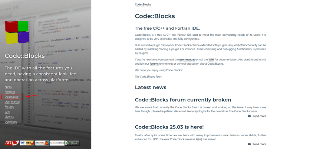 Como Baixar e Instalar o Code::Blocks no Windows