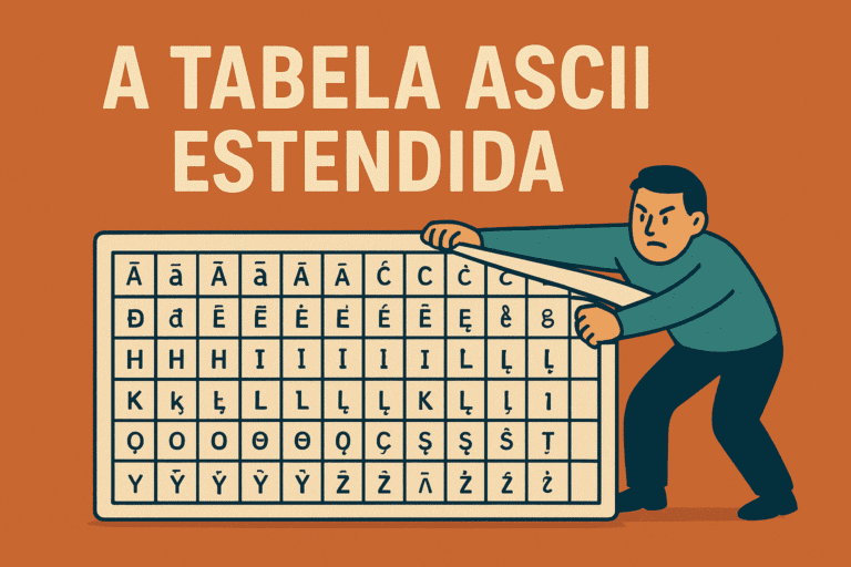 A tabela ASCII estendida