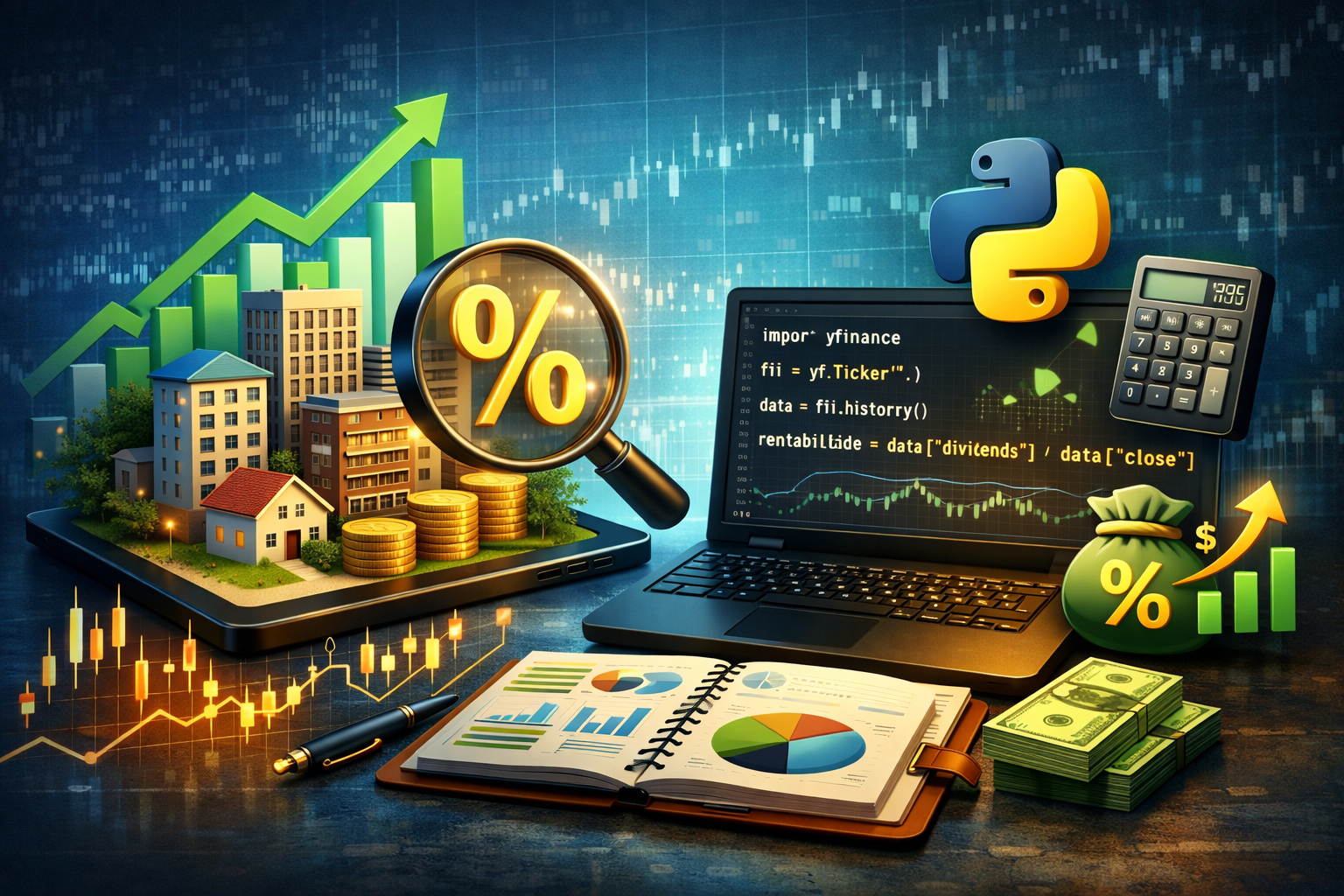 calcular-rentabilidade-de-fii-com-python